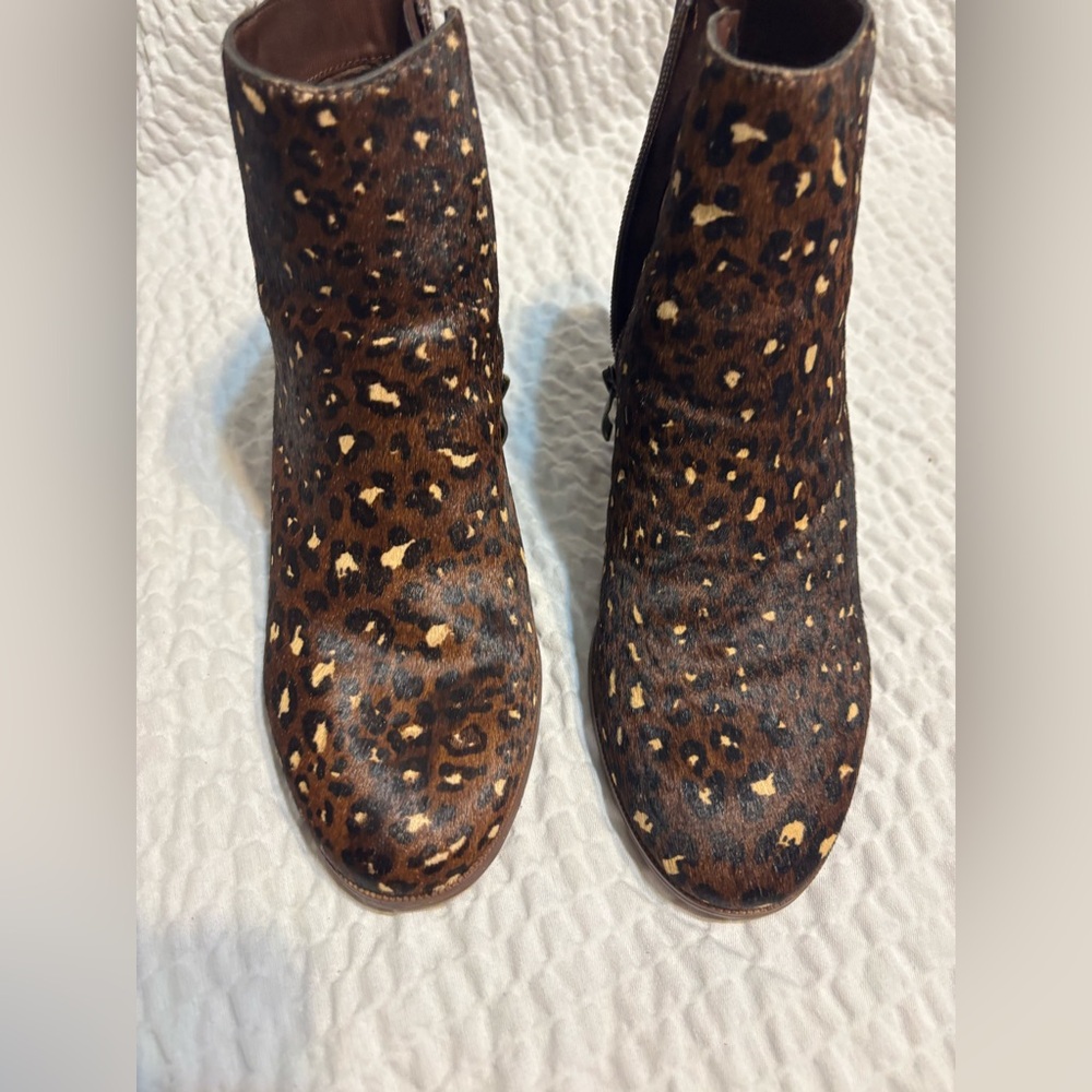Michael Ankle Boots, Leopard Print, Women's Size 10